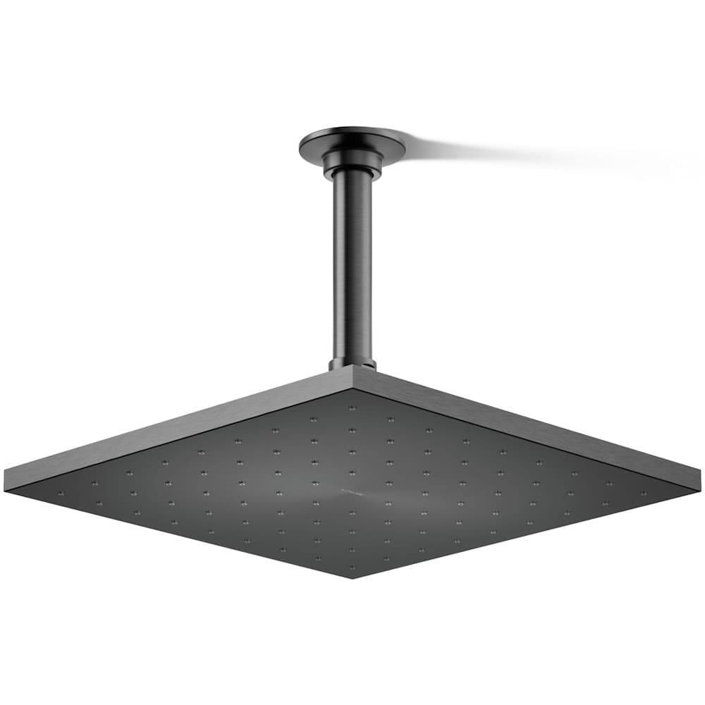 Radiant Contemporary Square 10" Single Function 1.75 GPM Rainhead with MasterClean Sprayface and Katalyst Air-Induction Technology