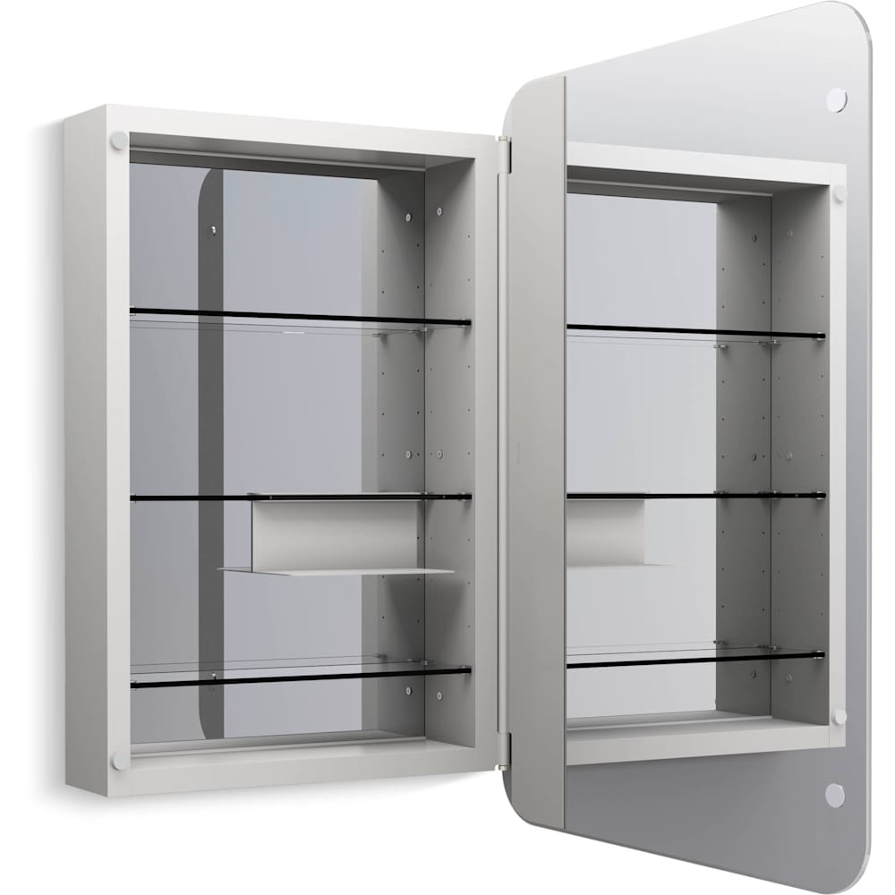 Verdera 22" x 34" Frameless Rectangular Single Door Medicine Cabinet