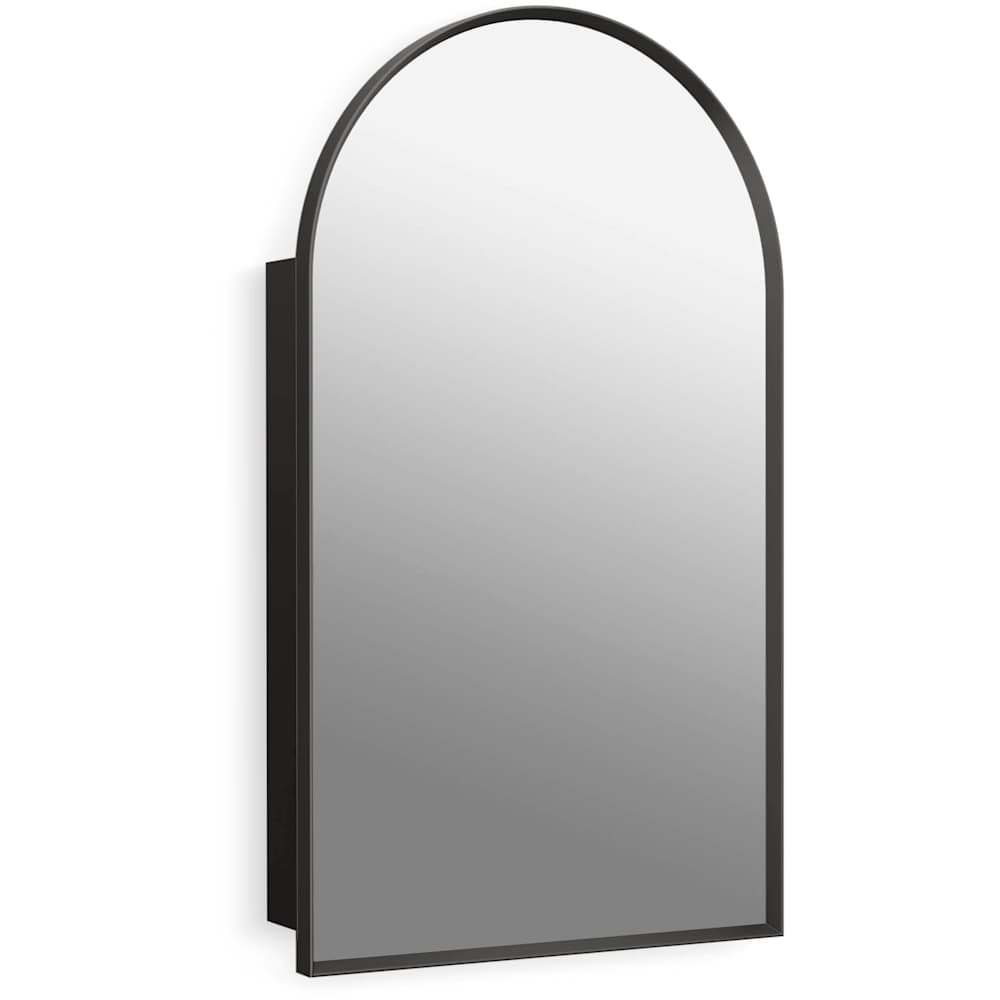 Verdera 20" x 34" Framed Arched Single Door Medicine Cabinet