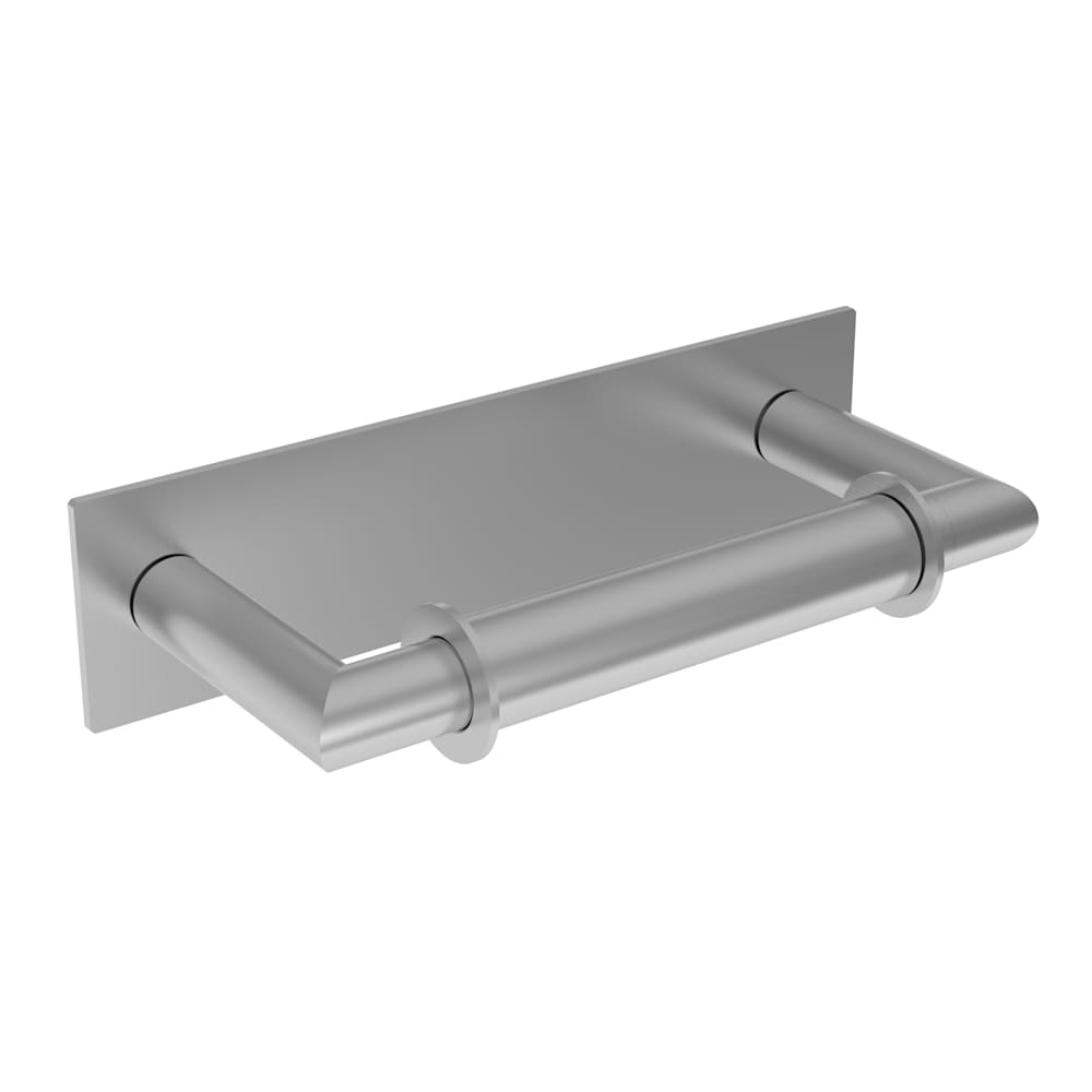 Metro Wall Mounted Toilet Paper Holder With Concealed Screws And Secure Mounting Assembly