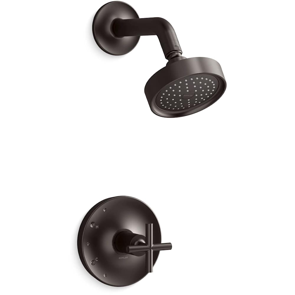 Purist Shower Only Trim Package with 2.5 GPM Single Function Shower Head with MasterClean and Rite-Temp Technologies