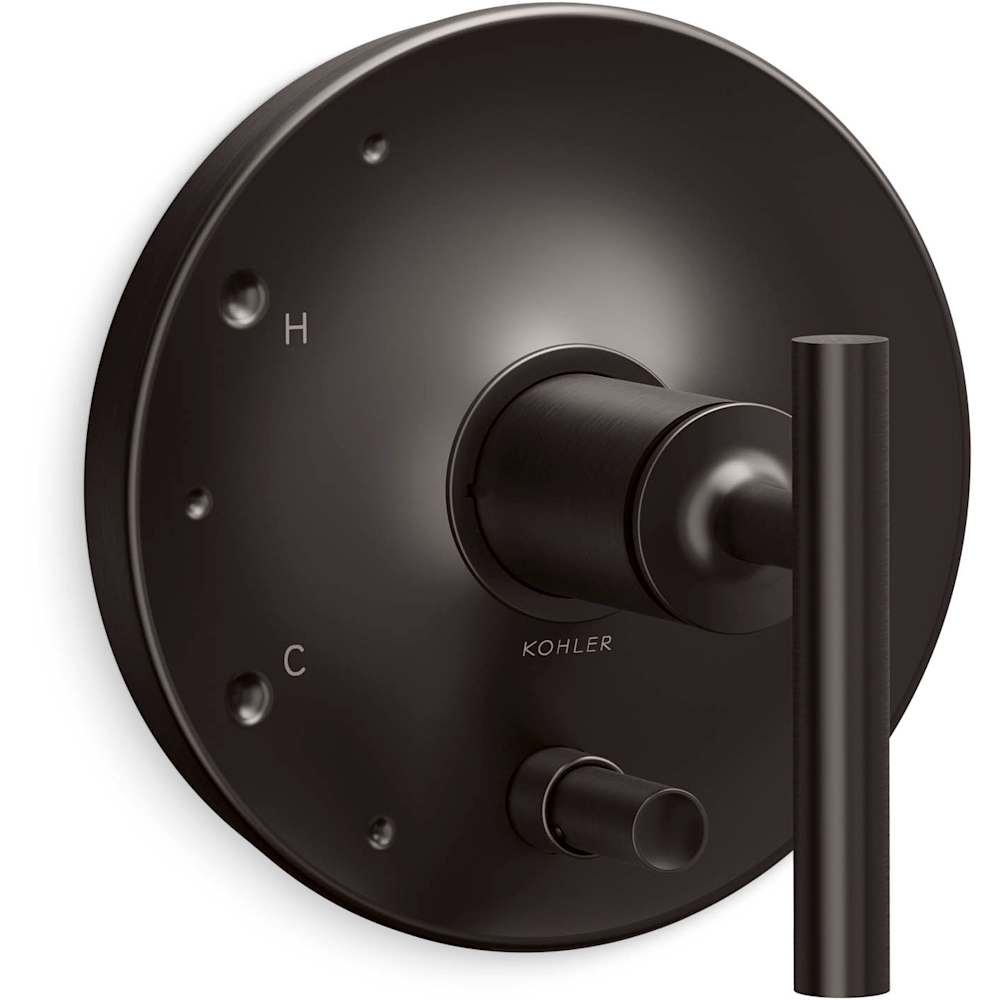 Purist Two Function Pressure Balanced Valve Trim Only with Single Lever Handle and Integrated Diverter - Less Rough In