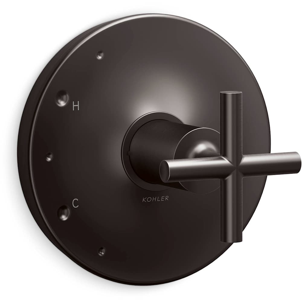 Purist Pressure Balanced Valve Trim Only with Single Cross Handle - Less Rough In