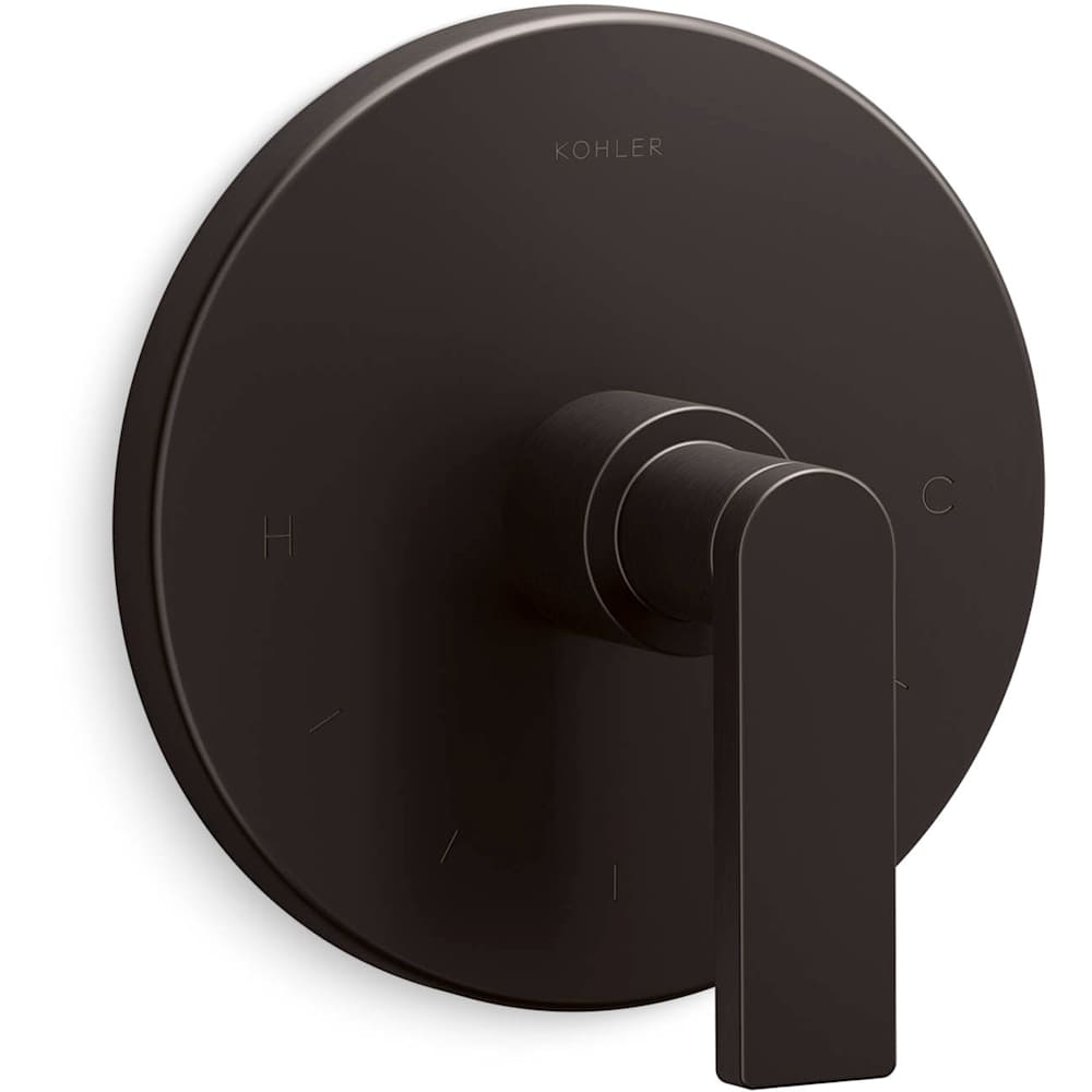 Composed Thermostatic Valve Trim Only with Single Lever Handle - Less Rough In
