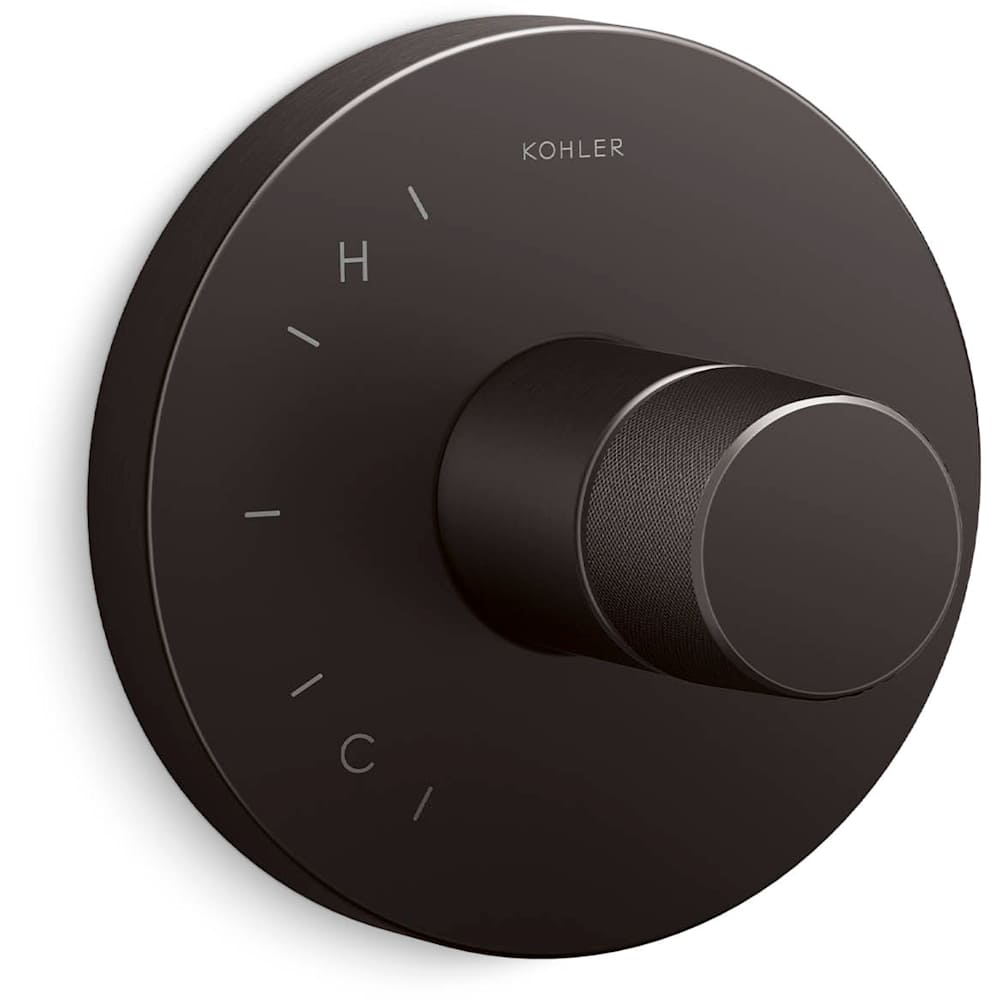 Components Single Function Pressure Balanced Valve Trim Only with Single Knob Handle - Less Rough In