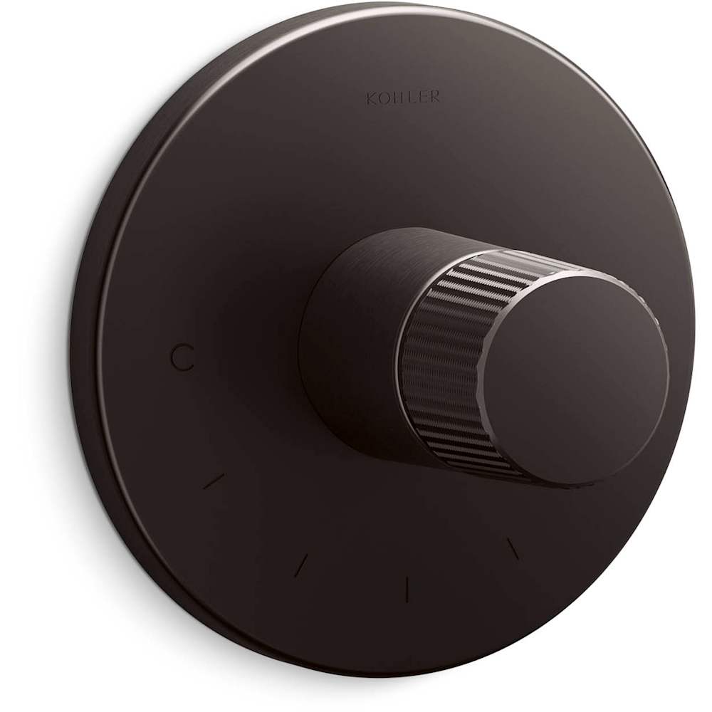 Components Single Function Thermostatic Valve Trim Only with Single Knob Handle - Less Rough In