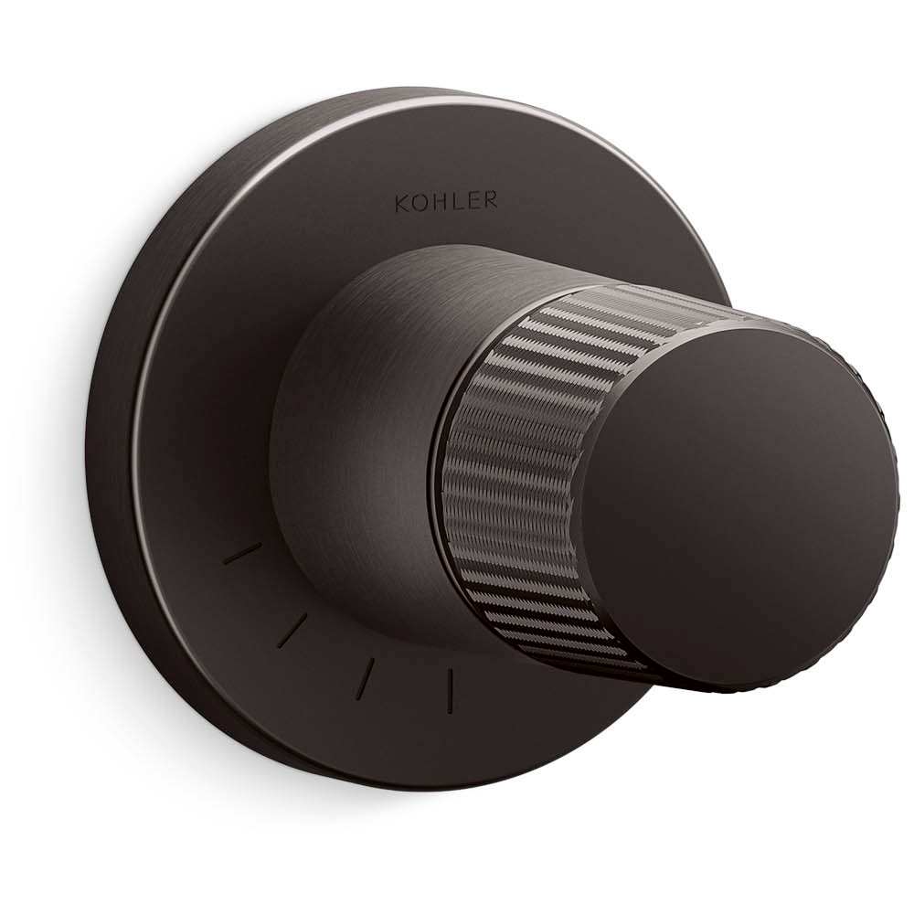 Components Single Function Volume Control Valve Trim Only with Single Knob Handle- Less Rough In