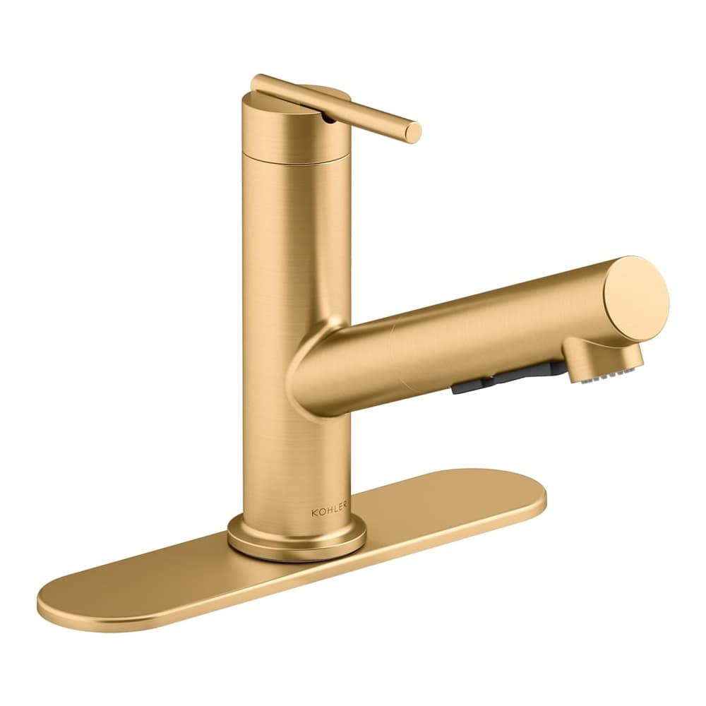 Crue 1.5 GPM Single Hole Pull Out Kitchen Faucet - Includes Escutcheon