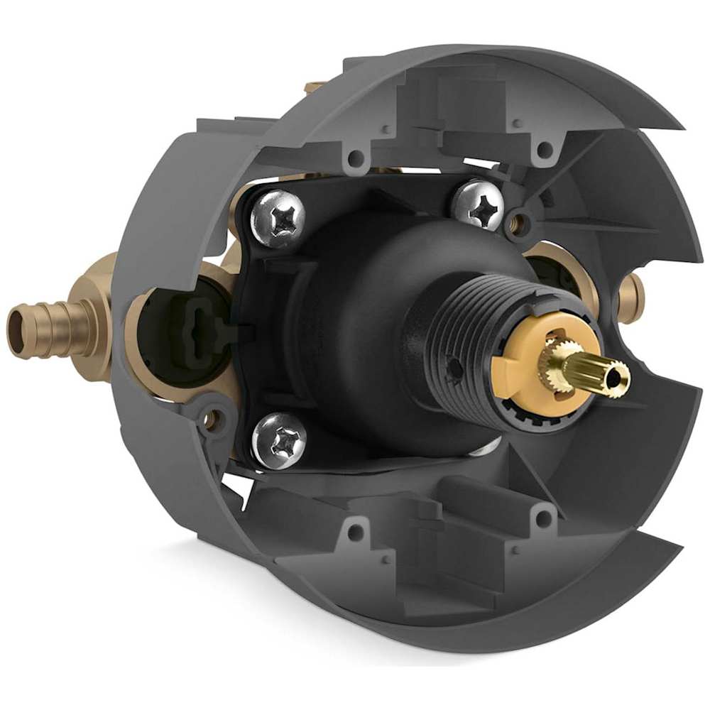Rite-Temp Pressure Balancing Valve Body and Cartridge Kit with PEX Crimp Connections