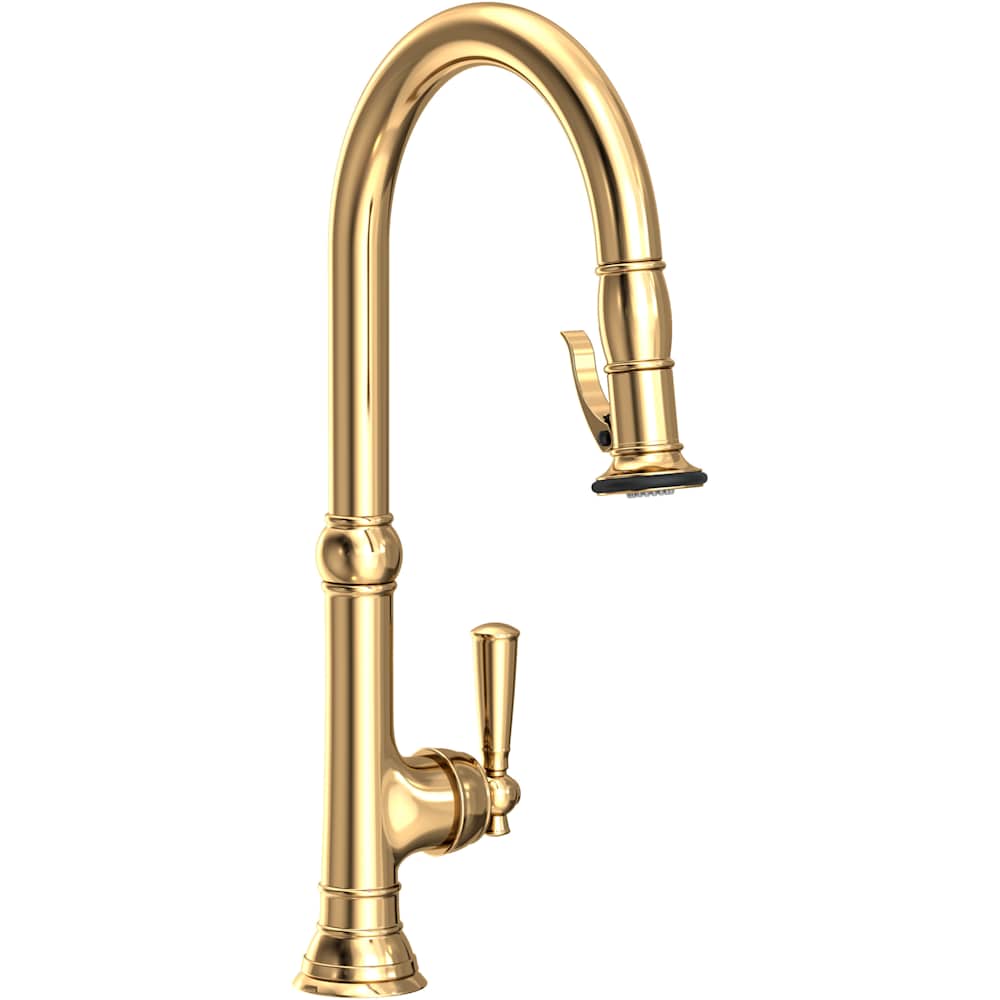 Jacobean 1.8 GPM Single Hole Pull Down Kitchen Faucet