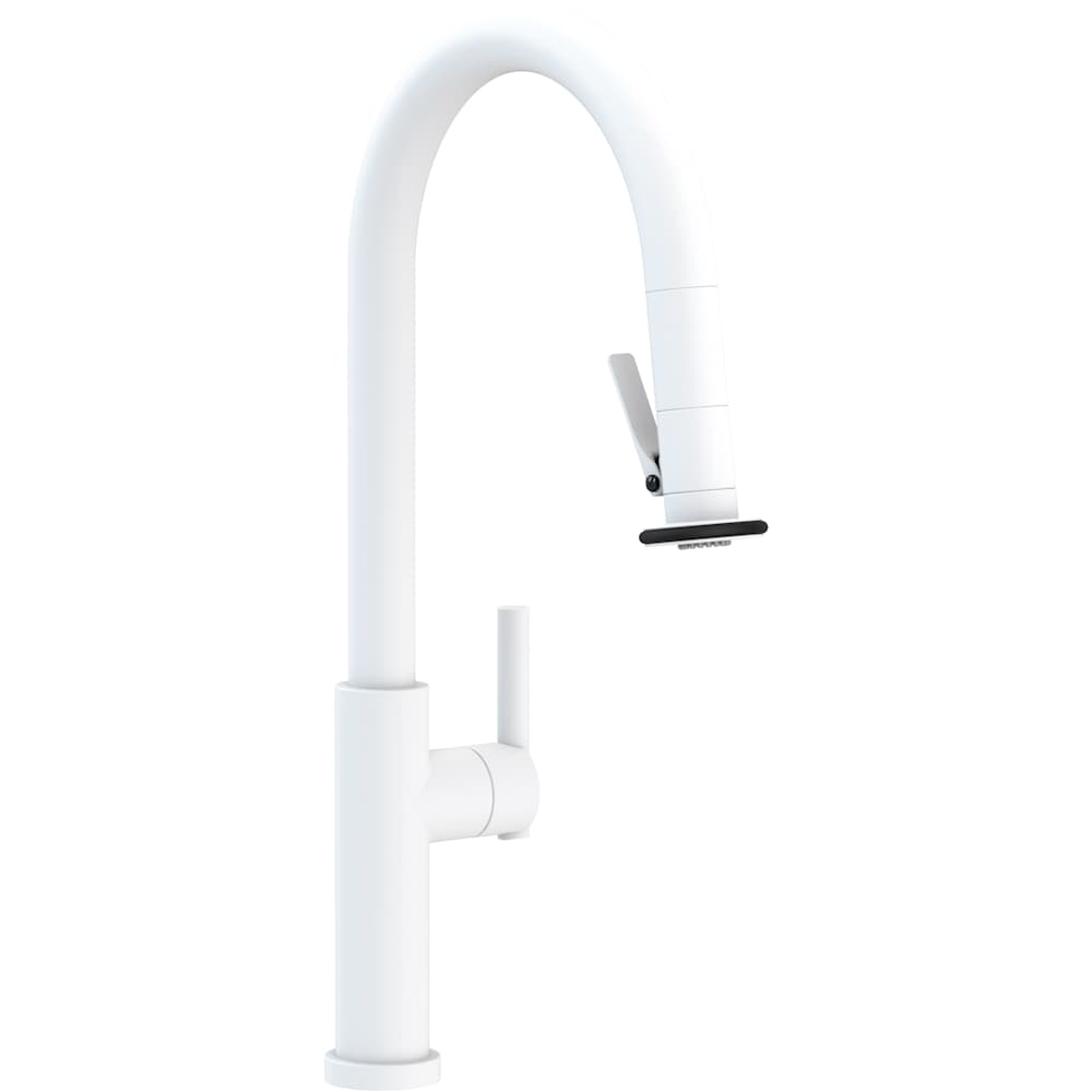 East Linear 1.8 GPM Single Hole Pull Down Kitchen Faucet