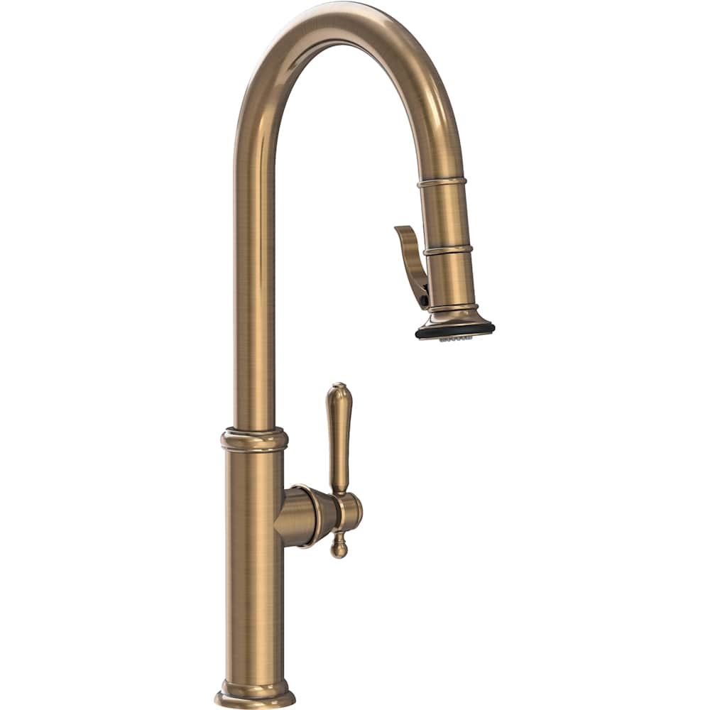 Chesterfield 1.8 GPM Single Hole Pull Down Kitchen Faucet with Single Lever Handle