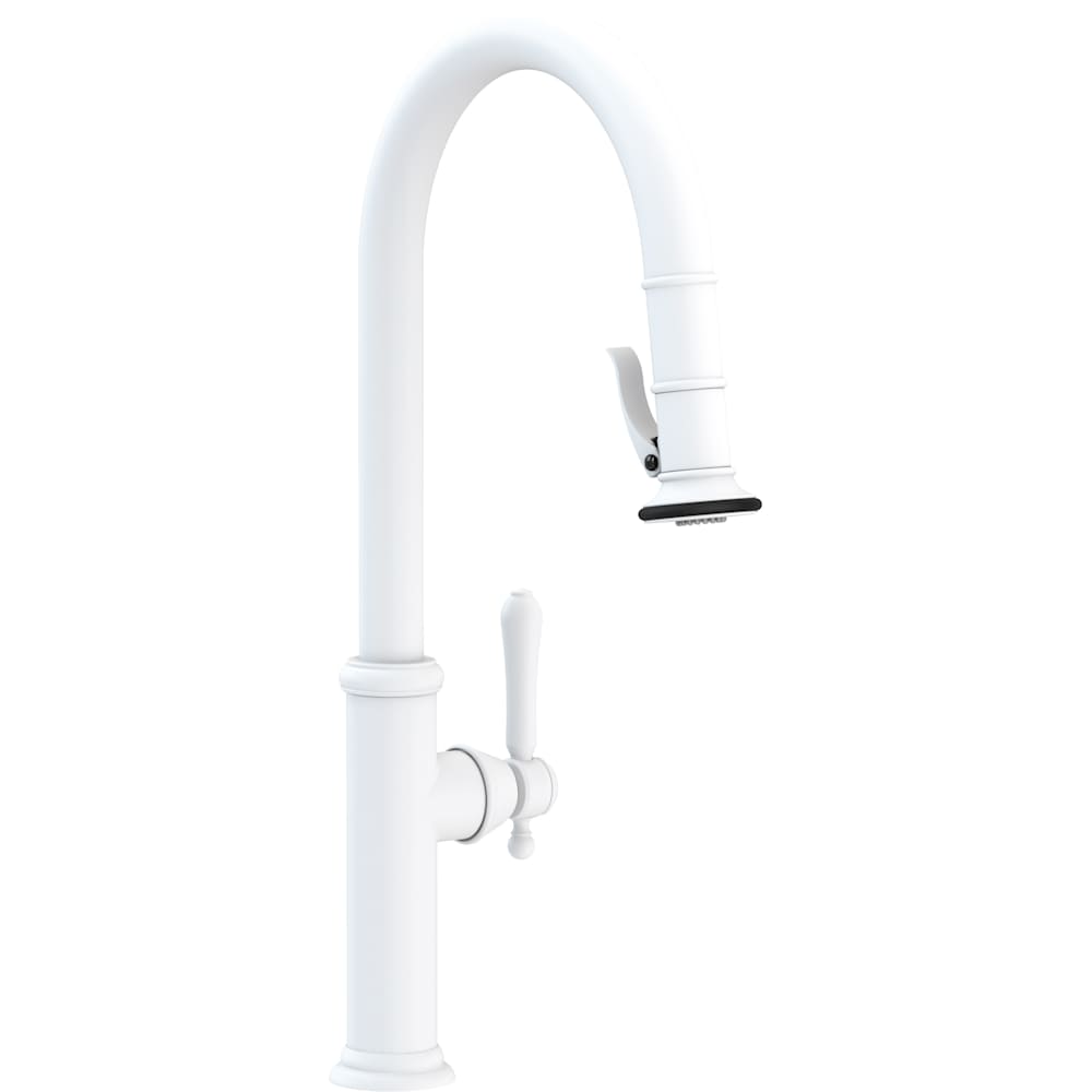 Chesterfield 1.8 GPM Single Hole Pull Down Kitchen Faucet with Single Lever Handle