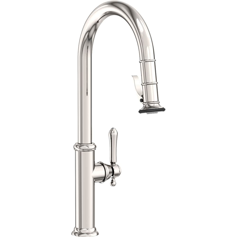 Chesterfield 1.8 GPM Single Hole Pull Down Kitchen Faucet with Single Lever Handle