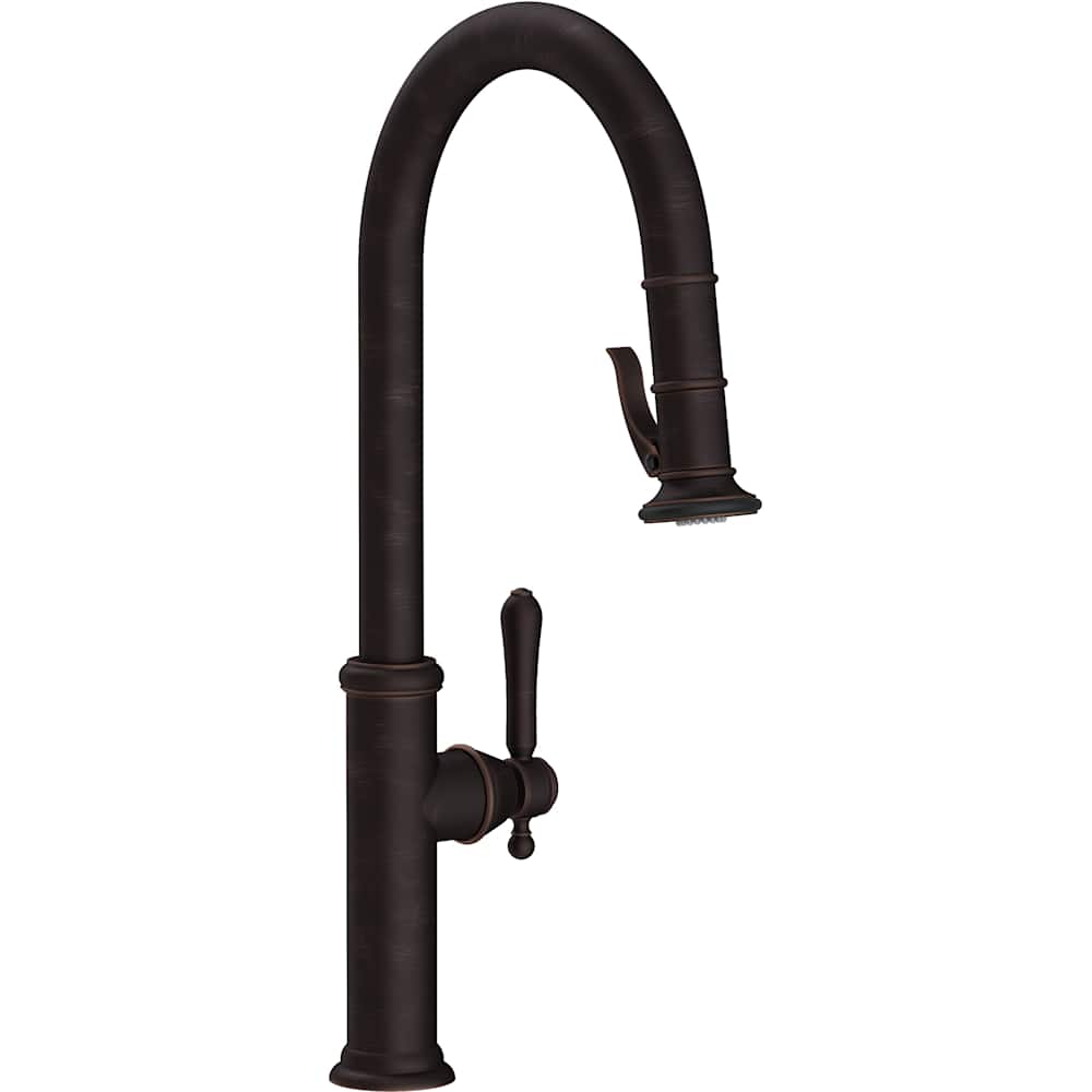 Chesterfield 1.8 GPM Single Hole Pull Down Kitchen Faucet with Single Lever Handle