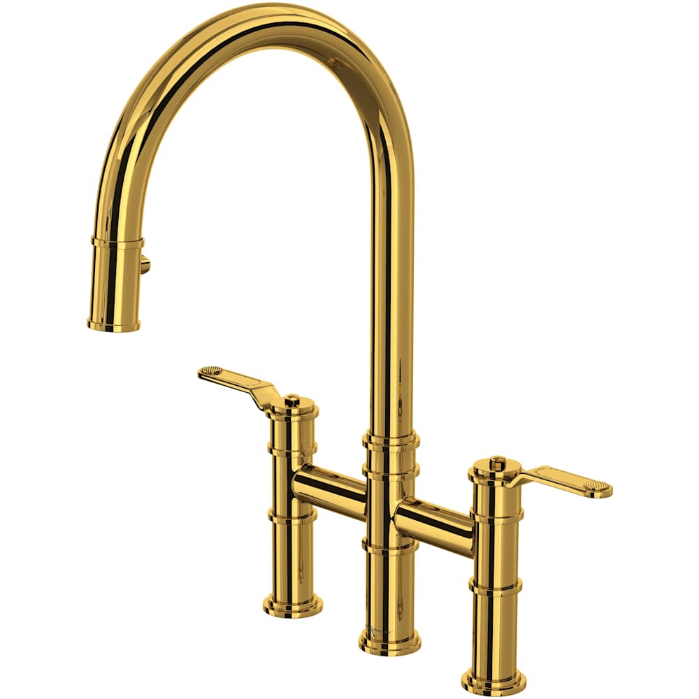 Armstrong 1.8 GPM Widespread Bridge Pull Down Kitchen Faucet