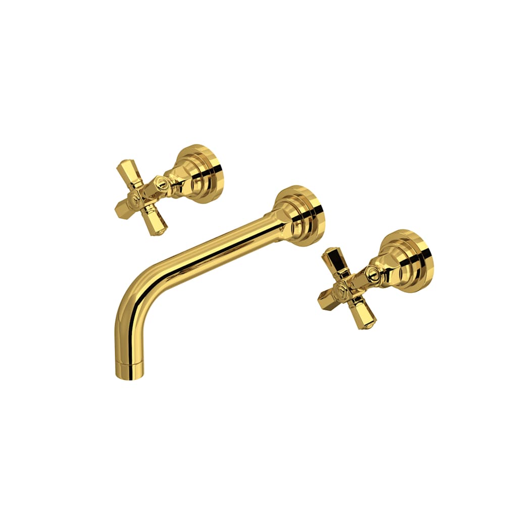 San Giovanni 1.2 GPM Wall Mounted Widespread Bathroom Faucet
