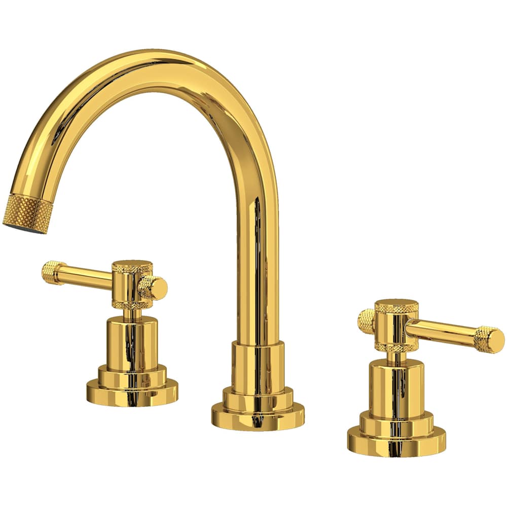 Campo 1.2 GPM Widespread Bathroom Faucet with Lever Handles and Pop-Up Drain Assembly