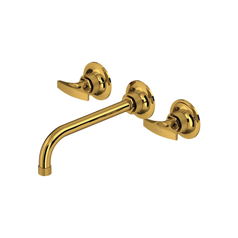 Graceline 1.2 GPM Wall Mounted Widespread Bathroom Faucet