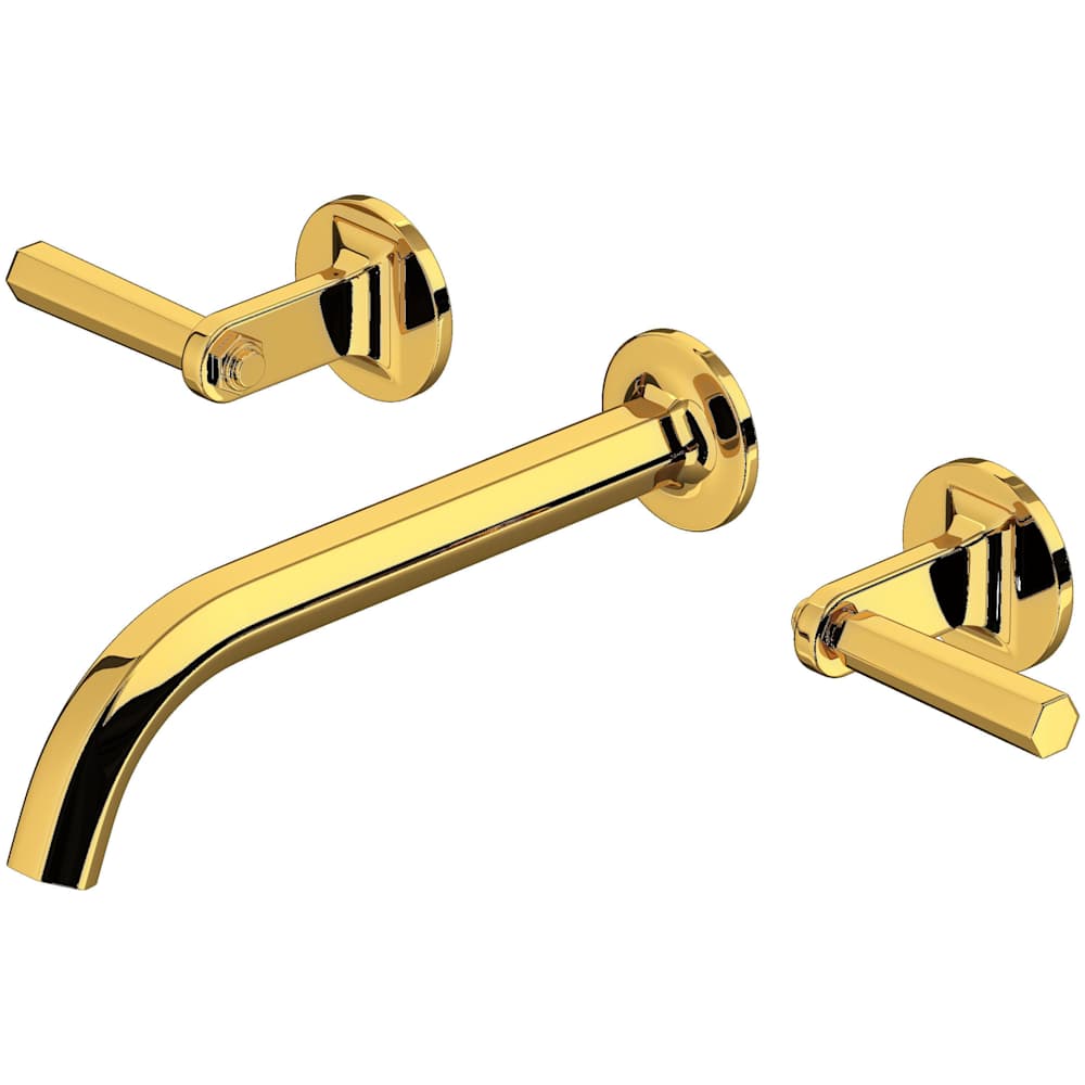 Modelle 1.2 GPM Wall Mounted Widespread Bathroom Faucet