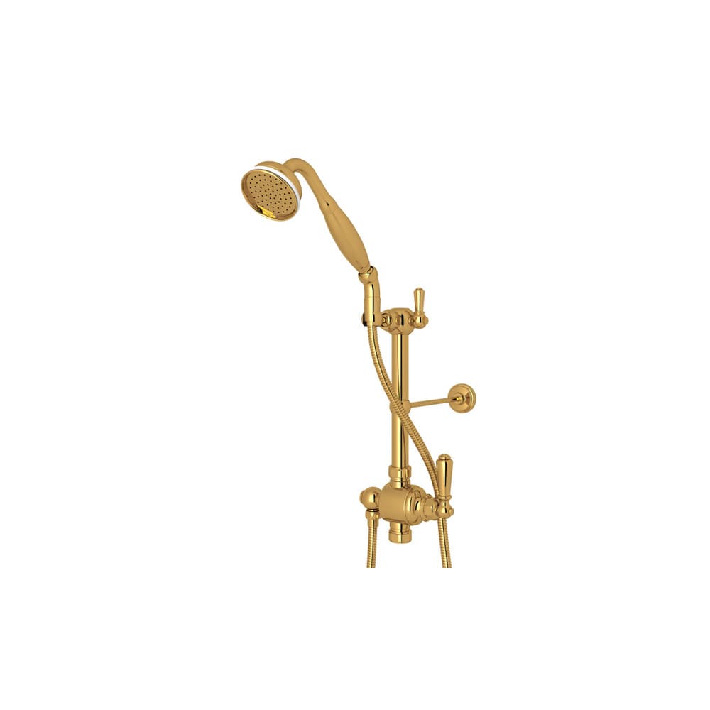 Edwardian 1.8 GPM Single Function Hand Shower Package - Includes Slide Bar and Hose