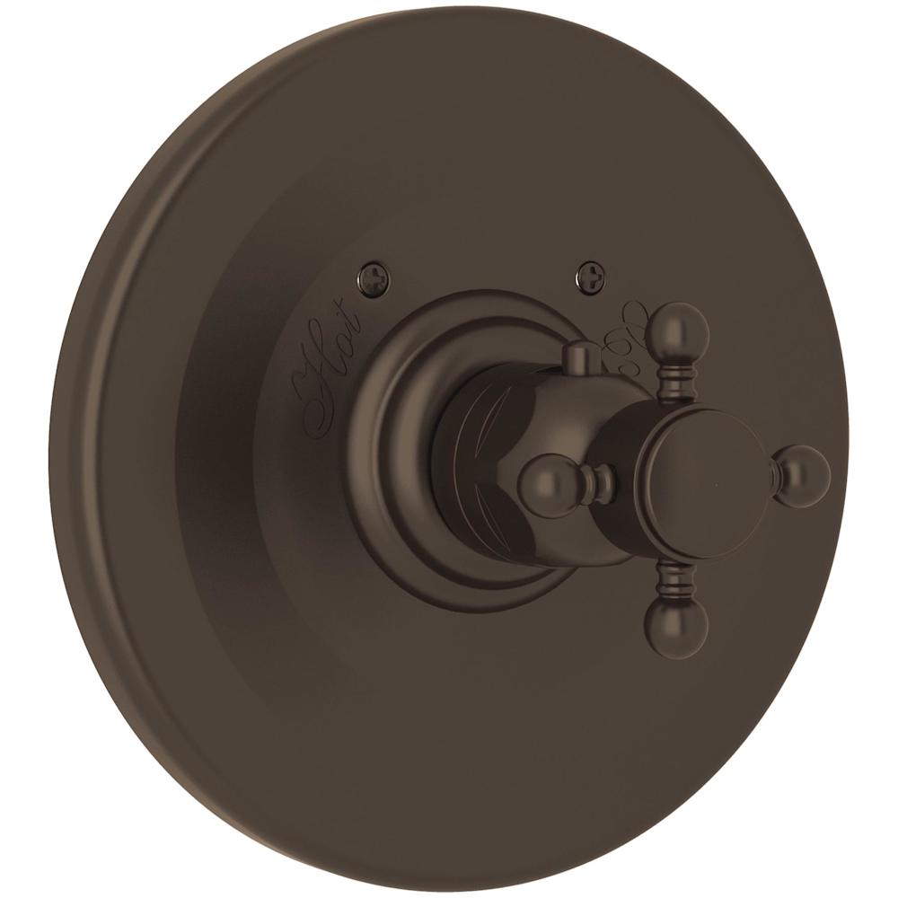 Acqui Thermostatic Valve Trim Only with Single Cross Handle - Less Rough In