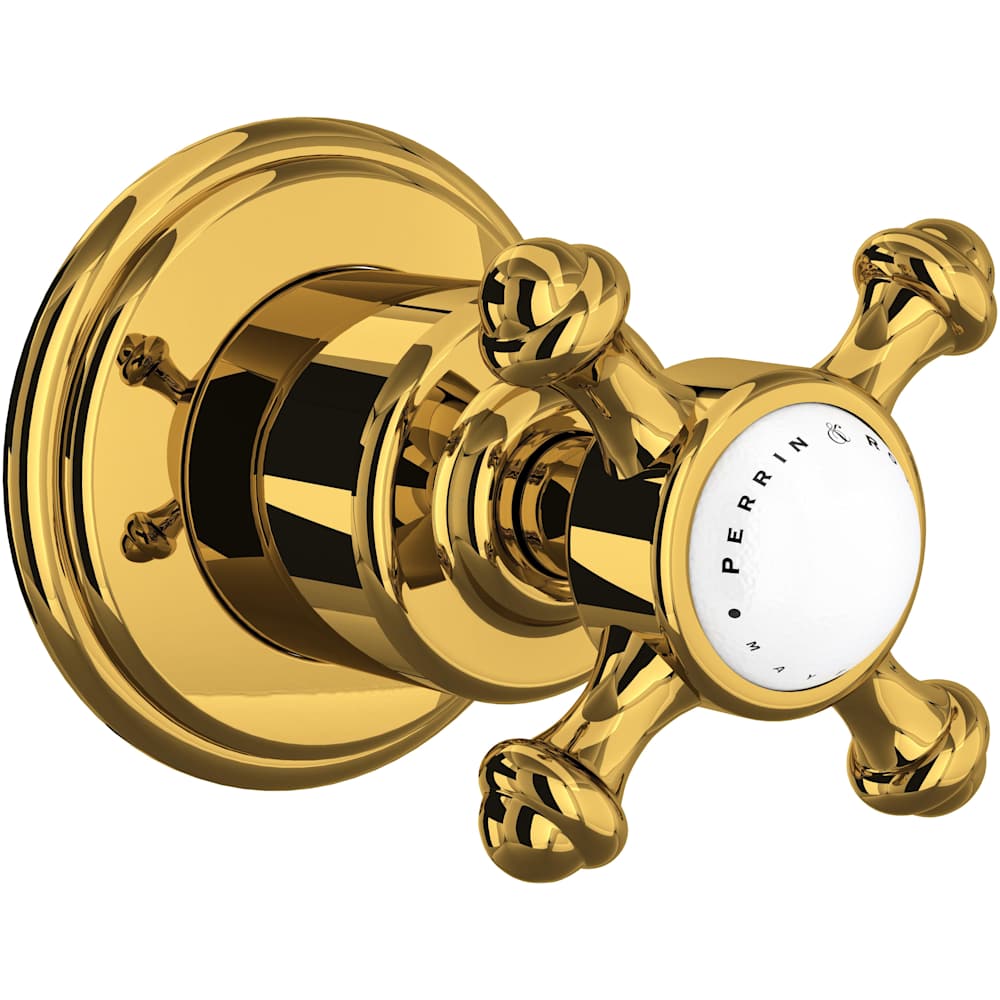 Georgian Era Single Handle 3 Function Diverter / Volume Control Valve Trim - Less Valve