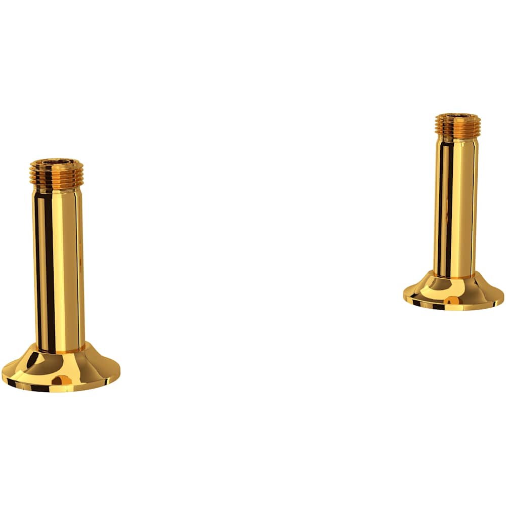 Georgian Era Bridge Faucet Straight Deck Unions