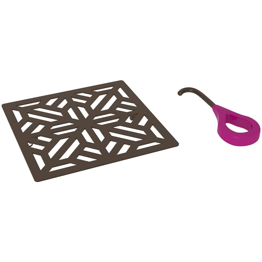 Mosaic 5-1/8" x 5-1/8" Decorative Spa Shower Drain Cover