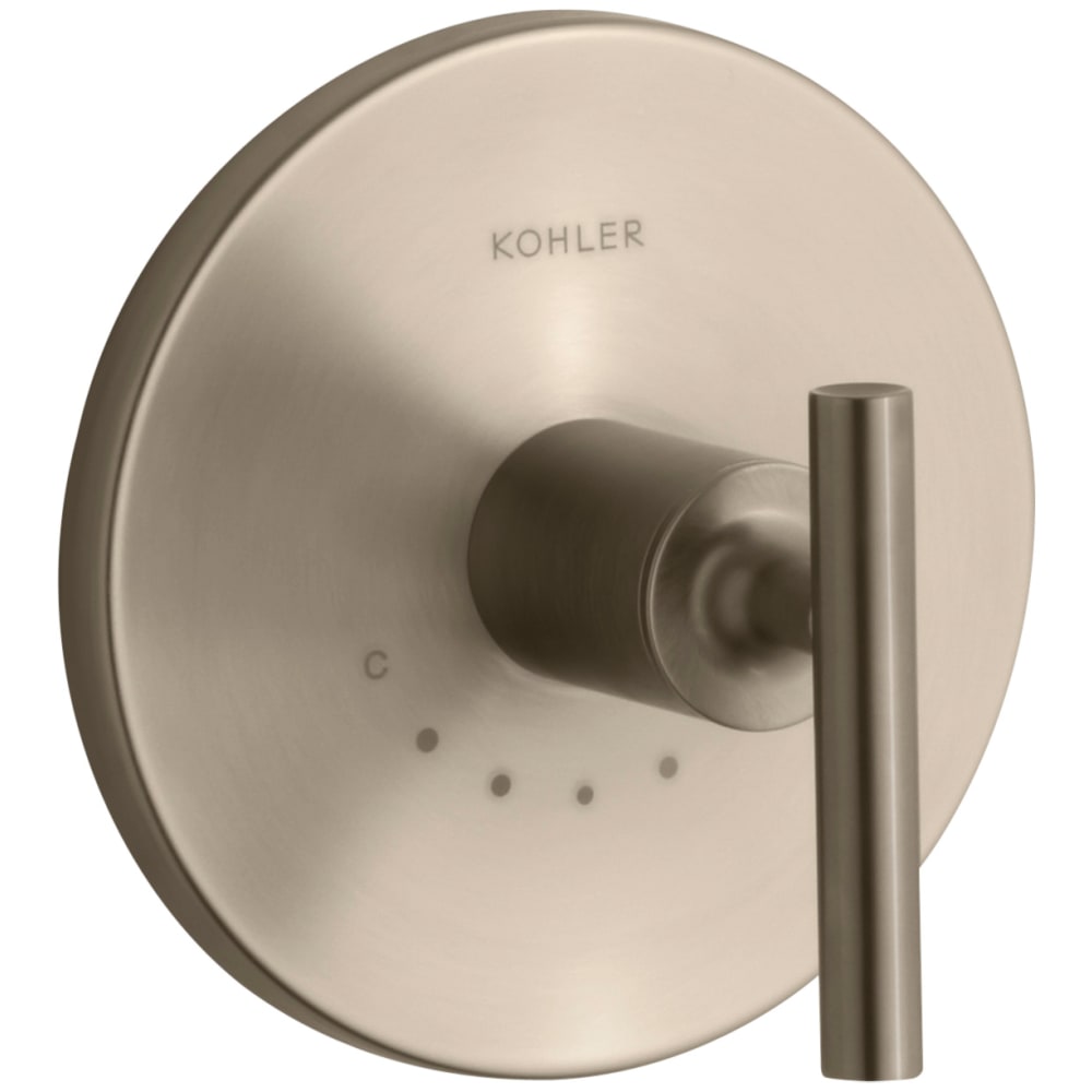 Purist Thermostatic Valve Trim Only with Single Lever Handle - Less Rough In