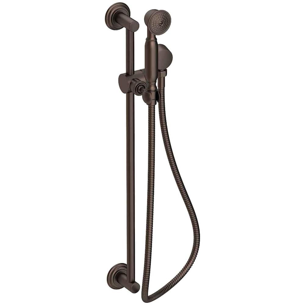 Single Function Wall Mount Handshower Kit with Slide Bar and Adjustable Bracket