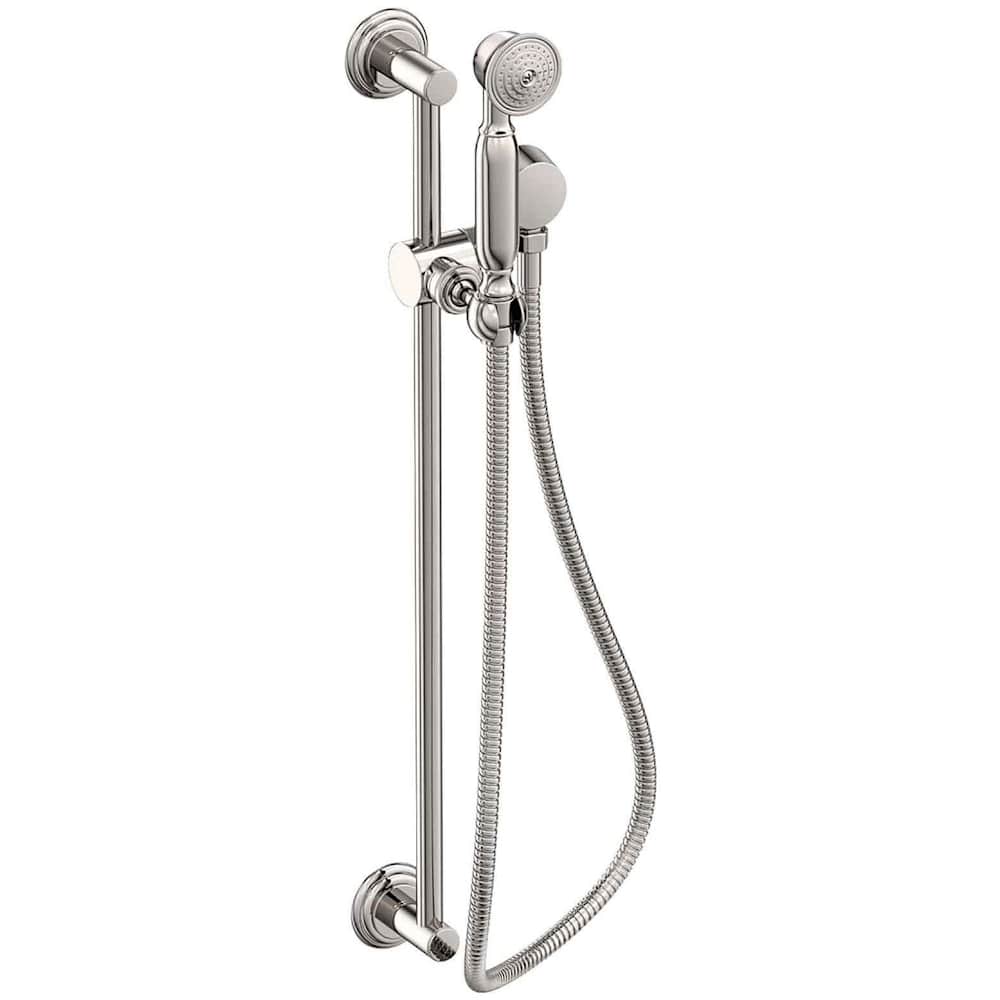 Single Function Wall Mount Handshower Kit with Slide Bar and Adjustable Bracket