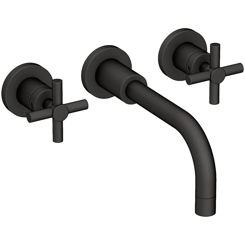 East Linear 1.2 GPM Wall Mounted Widespread Bathroom Faucet