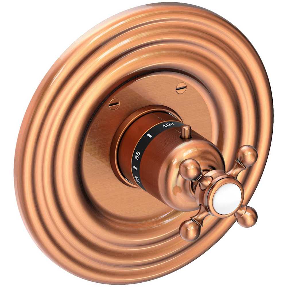 Astor Thermostatic Valve Trim Only with 1 Cross Handles - Less Rough In