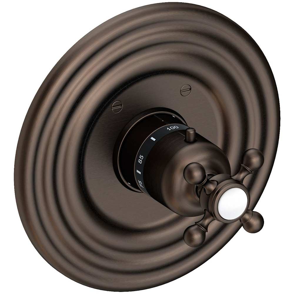 Astor Thermostatic Valve Trim Only with 1 Cross Handles - Less Rough In