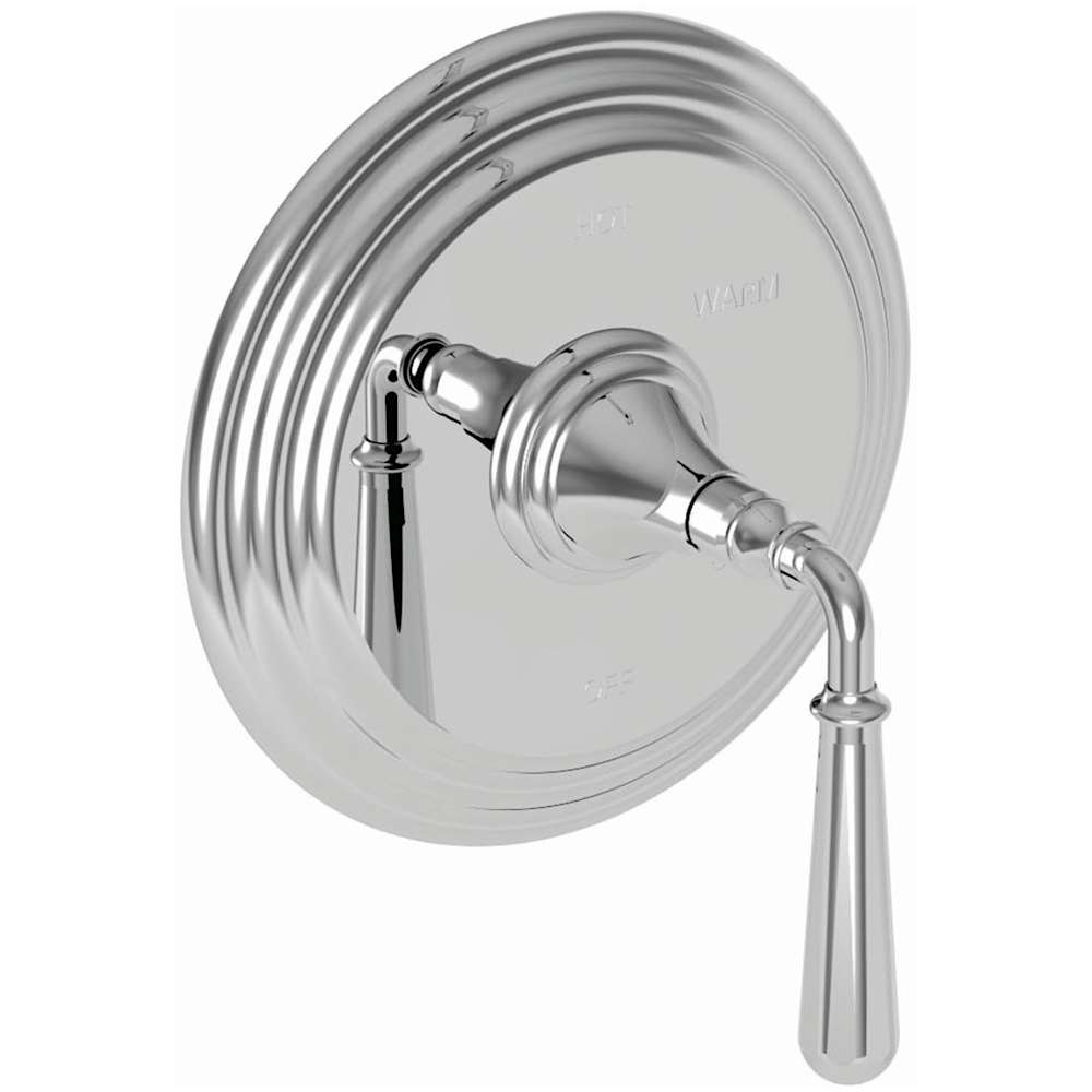 Bevelle Collection Single Handle Round Pressure Balanced Shower Trim Plate Only with Metal Lever Handle