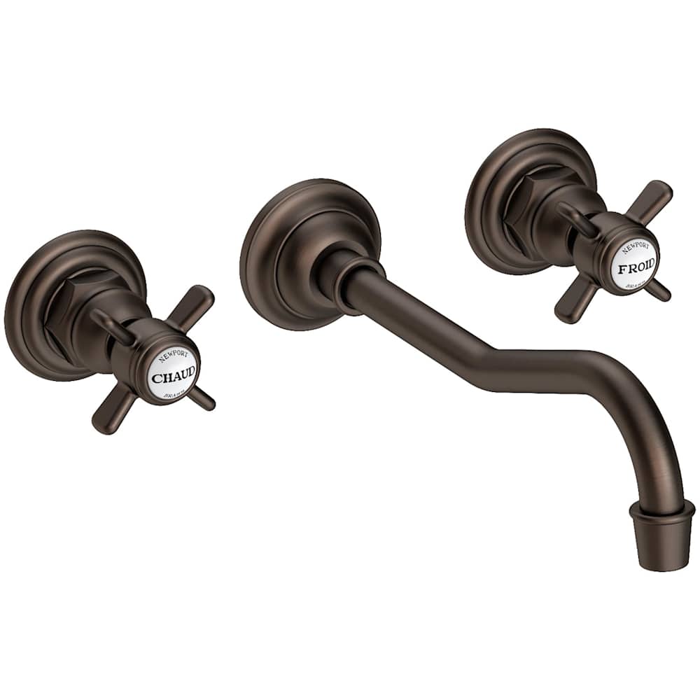 Fairfield 1.2 GPM Wall Mounted Widespread Bathroom Faucet