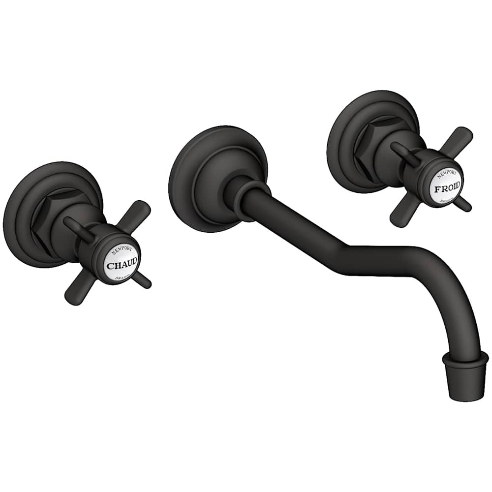 Fairfield 1.2 GPM Wall Mounted Widespread Bathroom Faucet