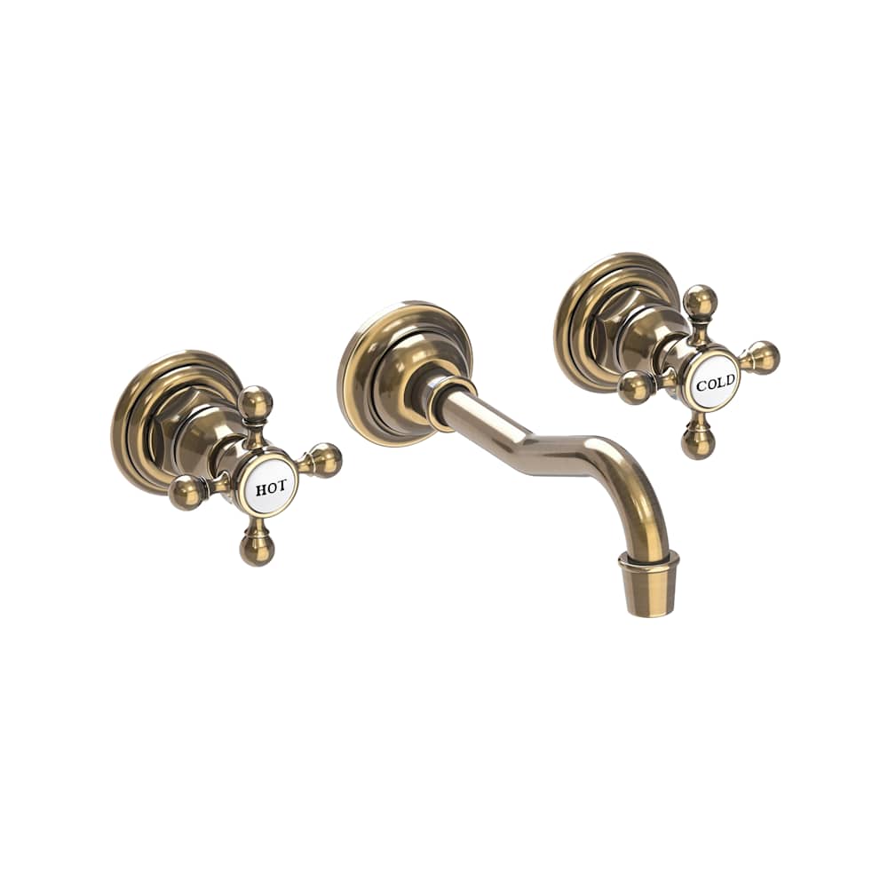 Chesterfield 1.2 GPM Wall Mounted Widespread Bathroom Faucet