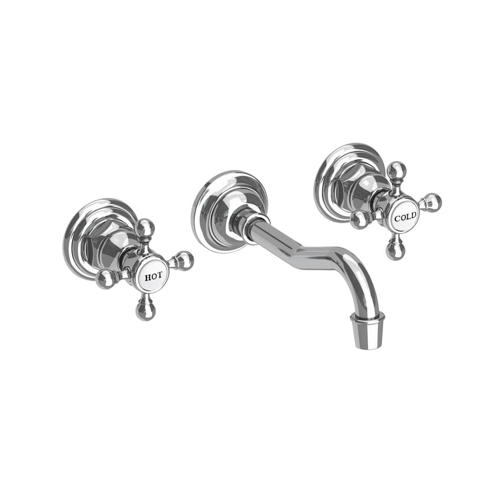 Chesterfield 1.2 GPM Wall Mounted Widespread Bathroom Faucet
