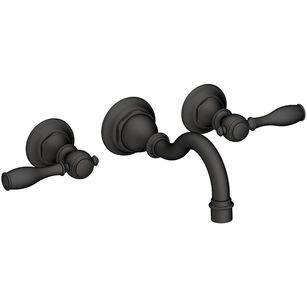 Victoria 1.2 GPM Wall Mounted Widespread Bathroom Faucet