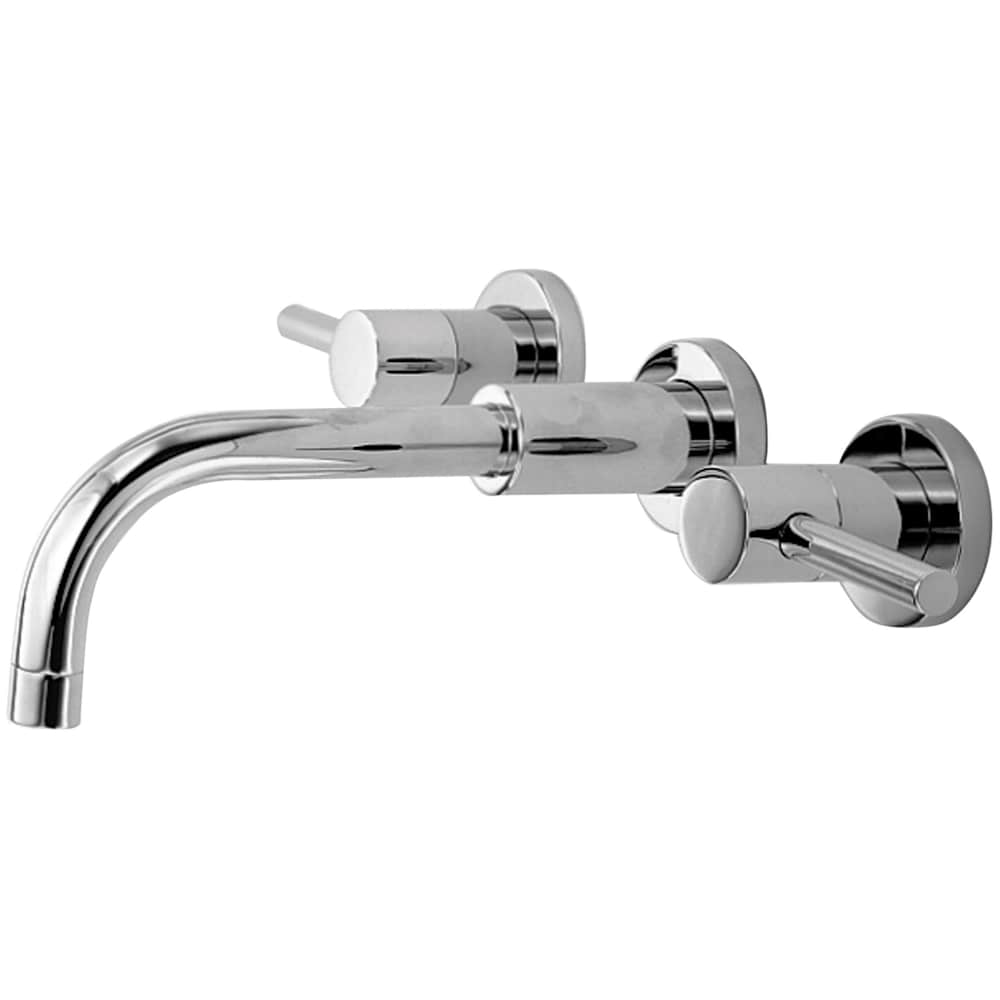 East Linear 1.2 GPM Wall Mounted Widespread Bathroom Faucet