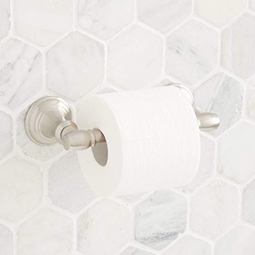 Signature Hardware SHBETH2ZBN Beasley Wall-Mounted Toilet Paper Holder