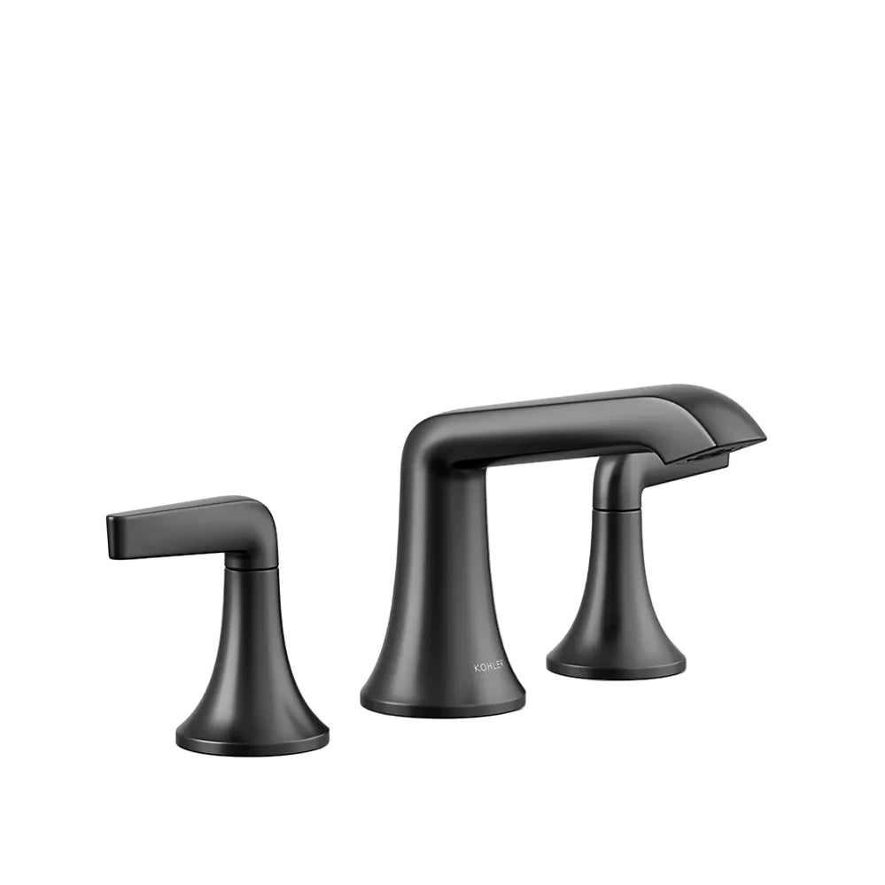Tempered 1.2 GPM Widespread Bathroom Faucet with UltraGlide and Pop-Up Drain Assembly - Open Box