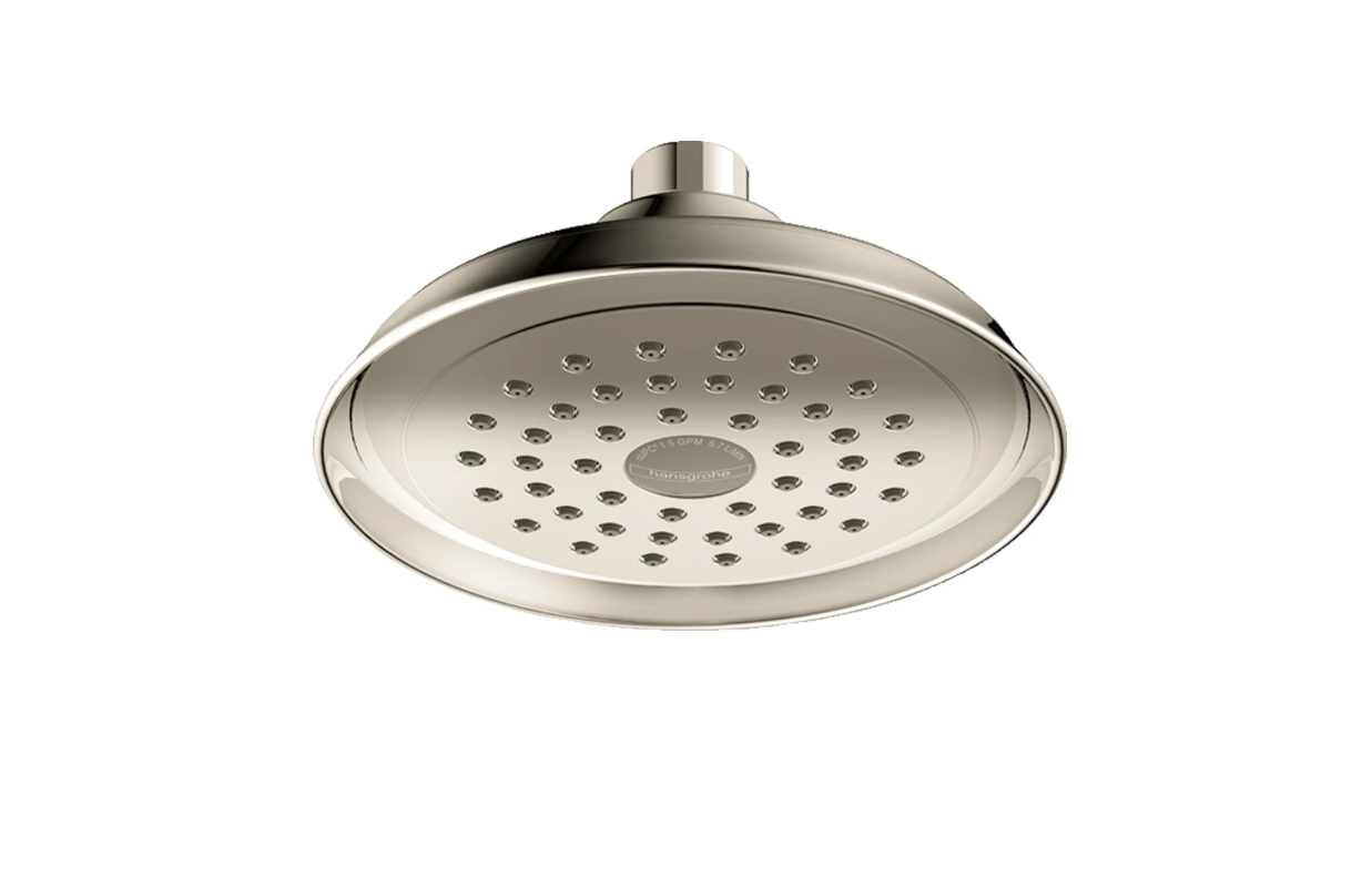 Hansgrohe 04933830 Joleena 6-inch Transitional Showerhead, Polished Nickel