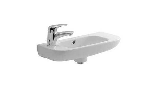 Duravit  07065000092 D-Code 19-5/8" Specialty Ceramic Wall Mounted Bathroom Sink