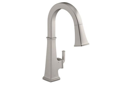 Kohler 23832-VS Riff Touchless Pull-Down Kitchen Sink Faucet with Three-Function Sprayhead