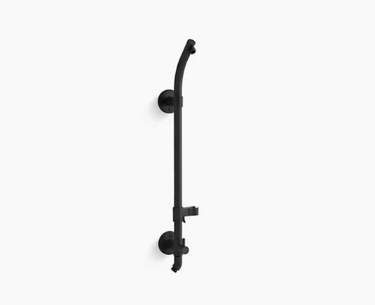 Kohler K-45906-BL HydroRail Retrofit Shower with Shower Arm, Matte Black