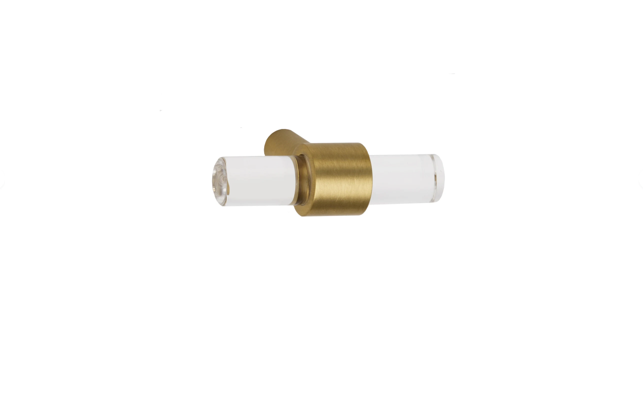 Alno Contemporary Acrylic 1-3/4" T Bar Cabinet Knob - OPEN BOX