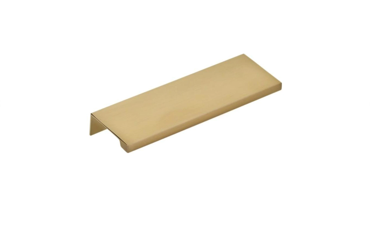 Emtek 87110US4 Modern Edge 4 Inch Center to Center Finger Cabinet Pull from the Contemporary Collection- OPEN BOX